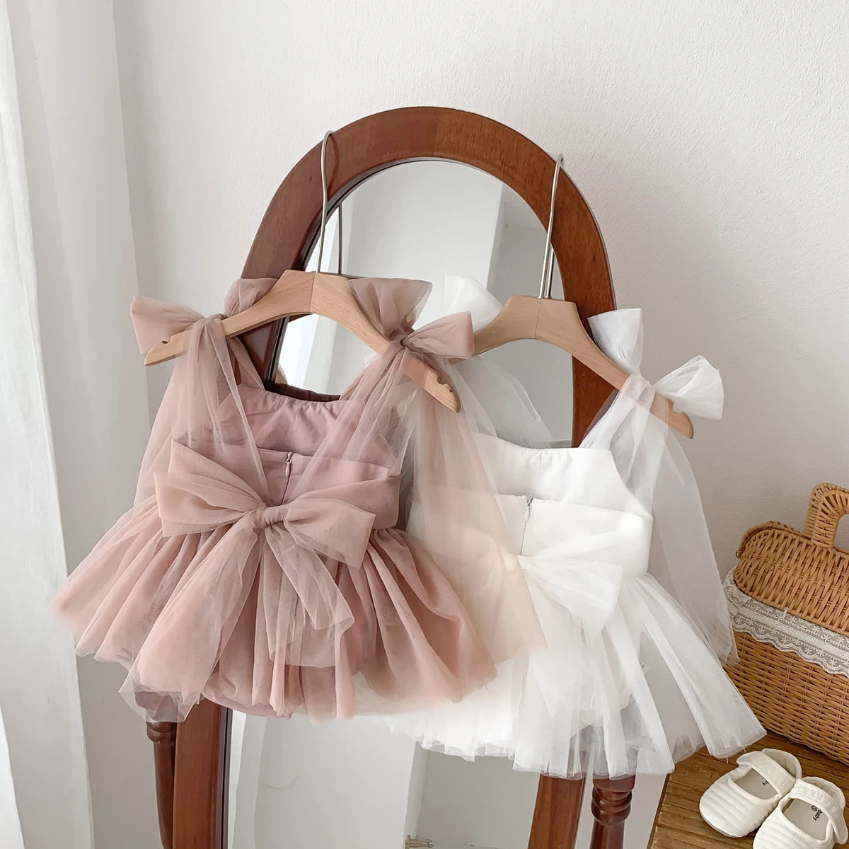 Summer Baby Tulle Romper Dress