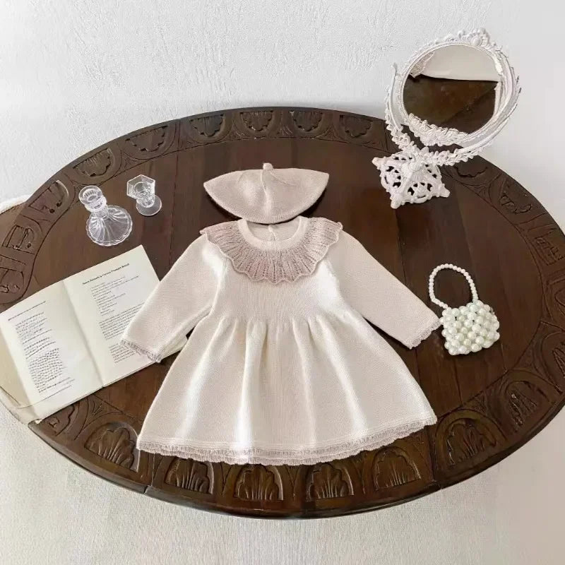 Knitted Pretty Collar Dress