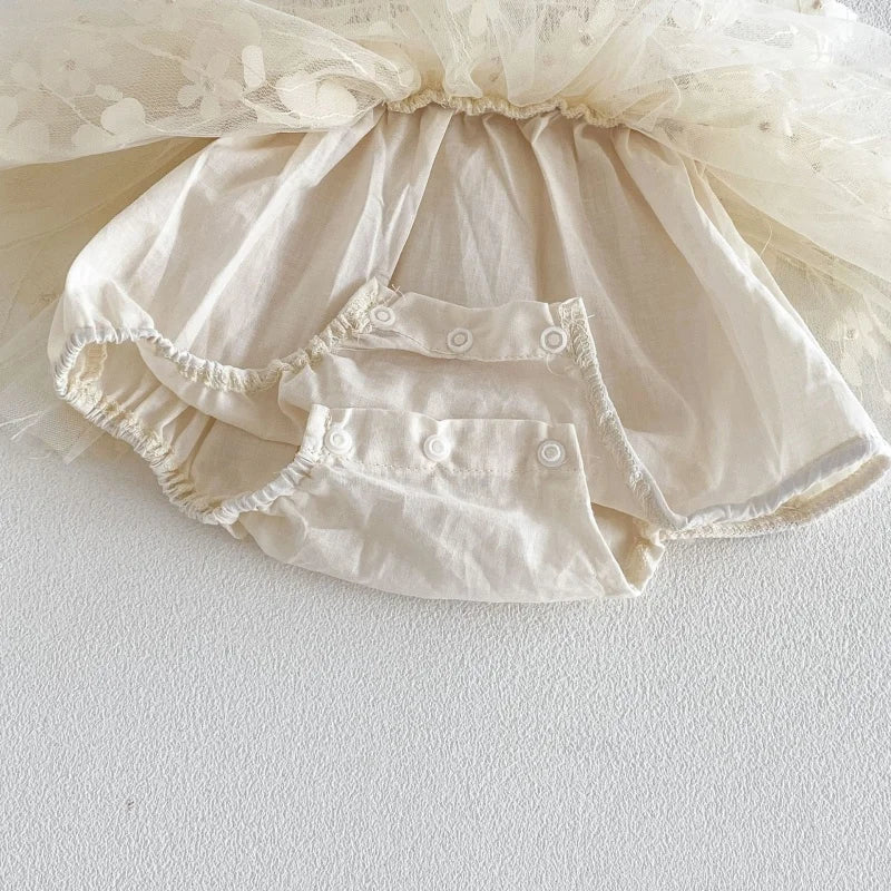 Flower Tutu Romper Dress