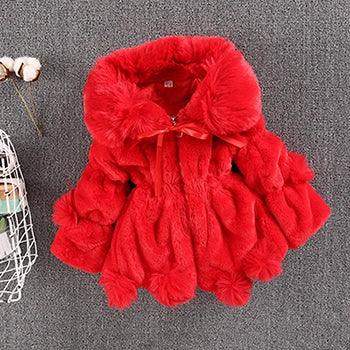 Faux Fur Cape Coat