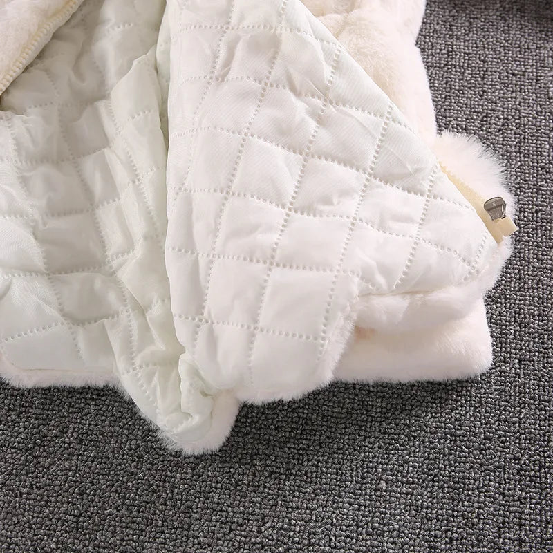 Faux Fur Cape Coat