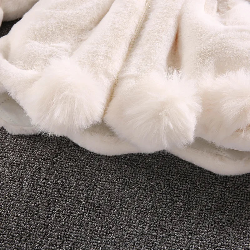 Faux Fur Cape Coat