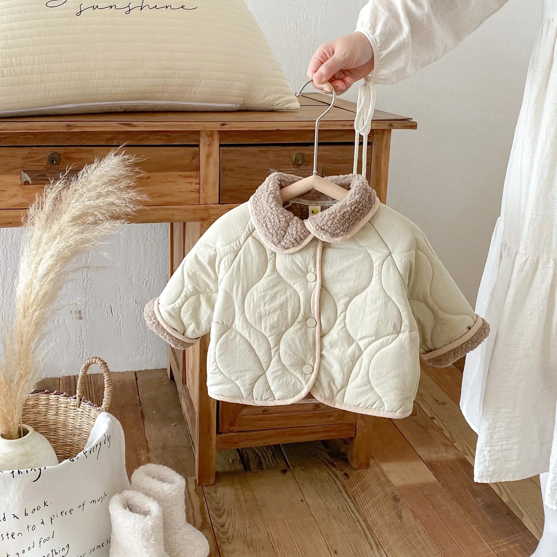 Quilted Fleece Jacket