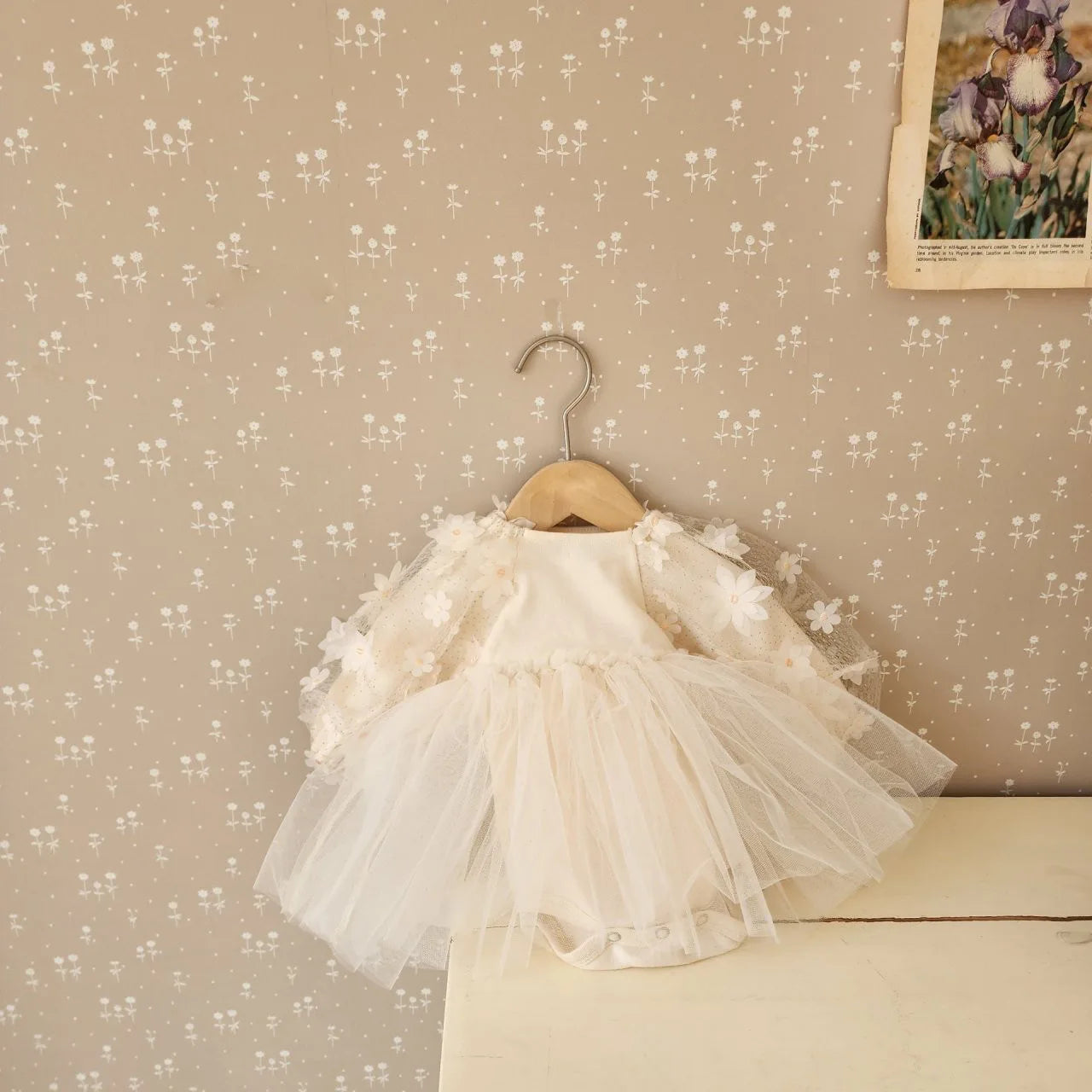 Baby Floral Tulle Romper Dress