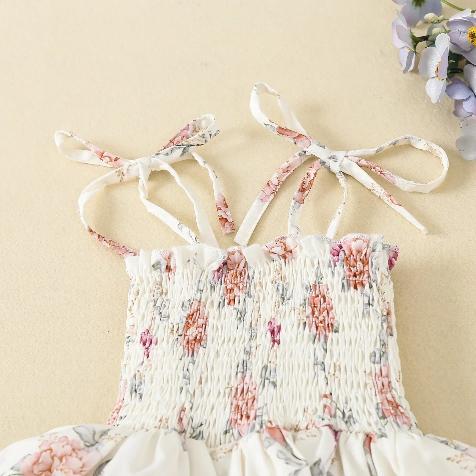 Tutu Floral Ruffle Romper