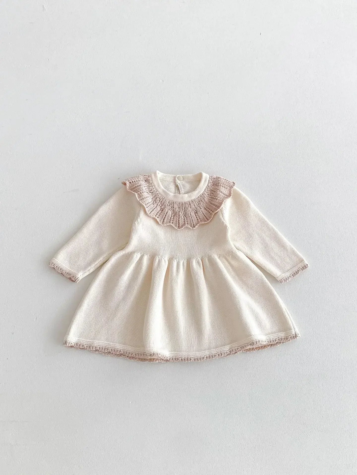 Knitted Pretty Collar Dress