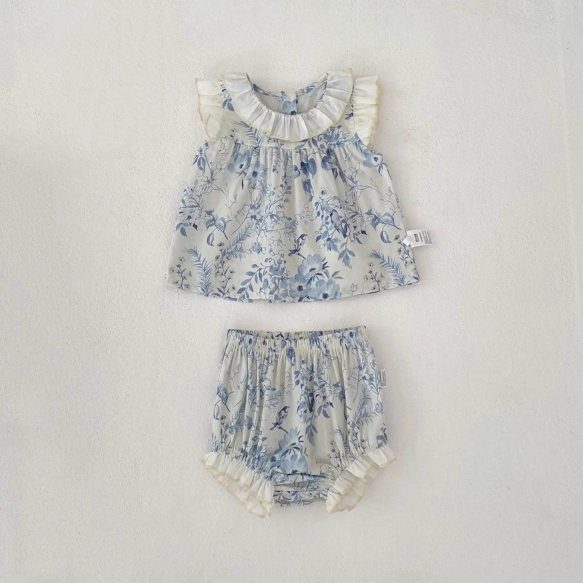 Baby Porcelain Ruffle Top and Bloomers