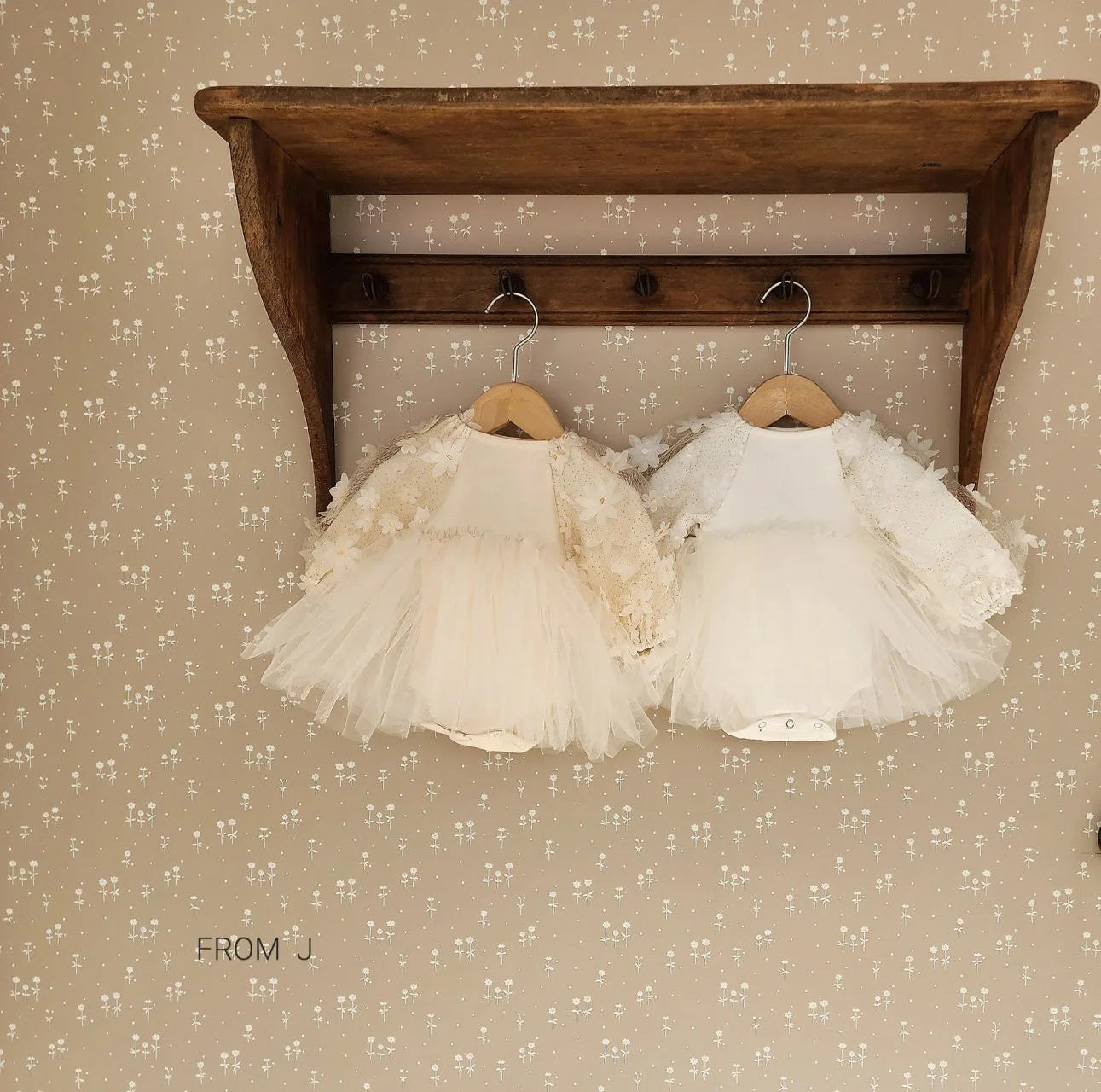 Baby Floral Tulle Romper Dress