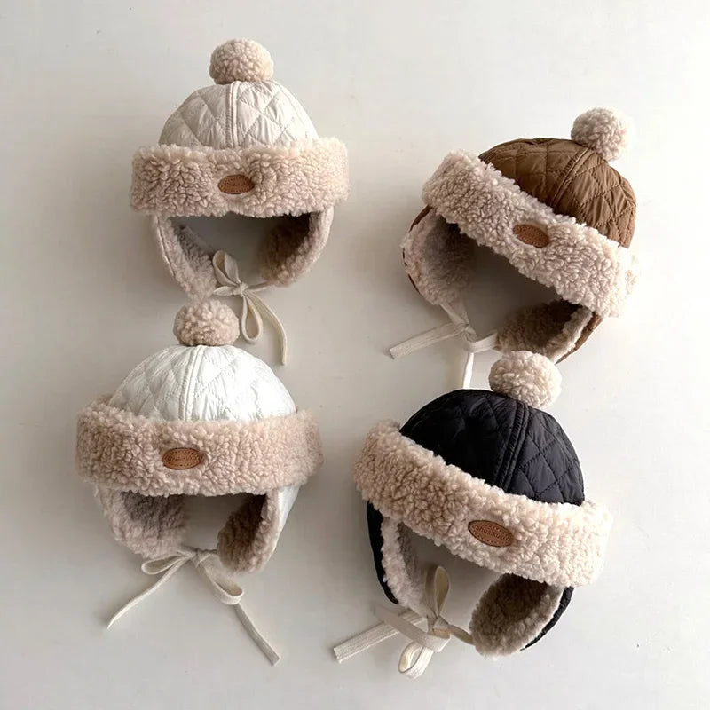 Winter Earflap Beanie Hat