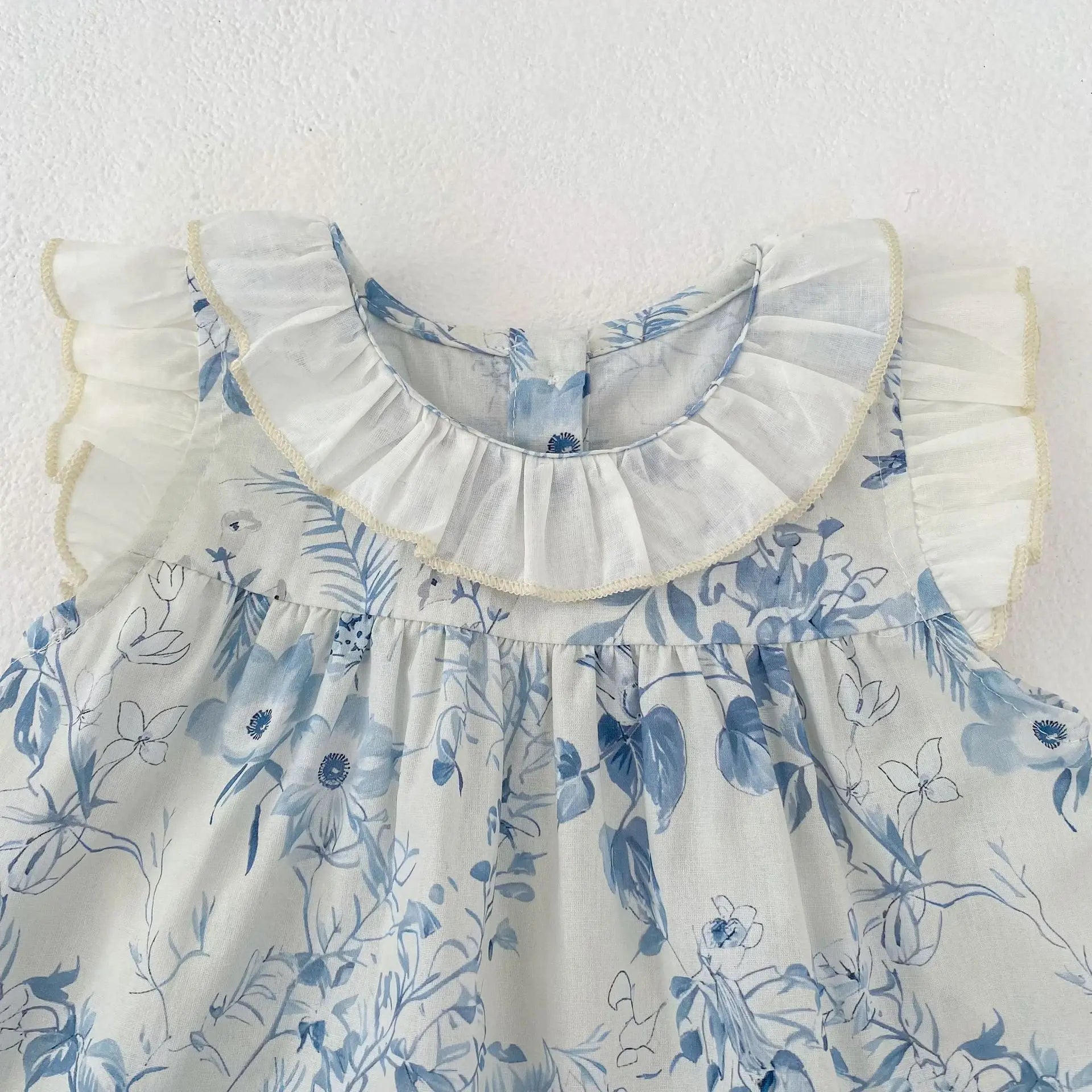 Baby Porcelain Ruffle Top and Bloomers
