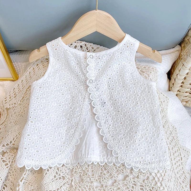 Open-Back Summer Top and Skort Set
