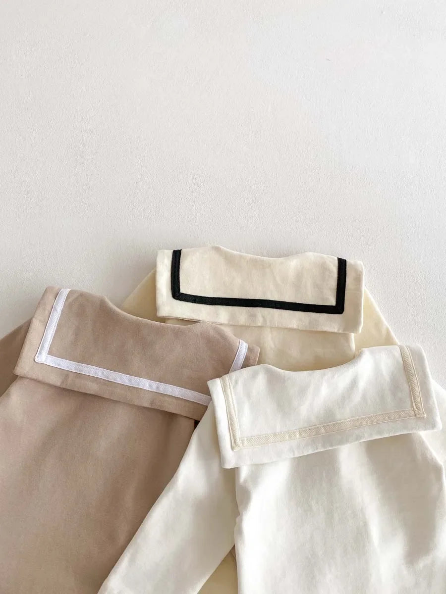 Sailor Collar Romper