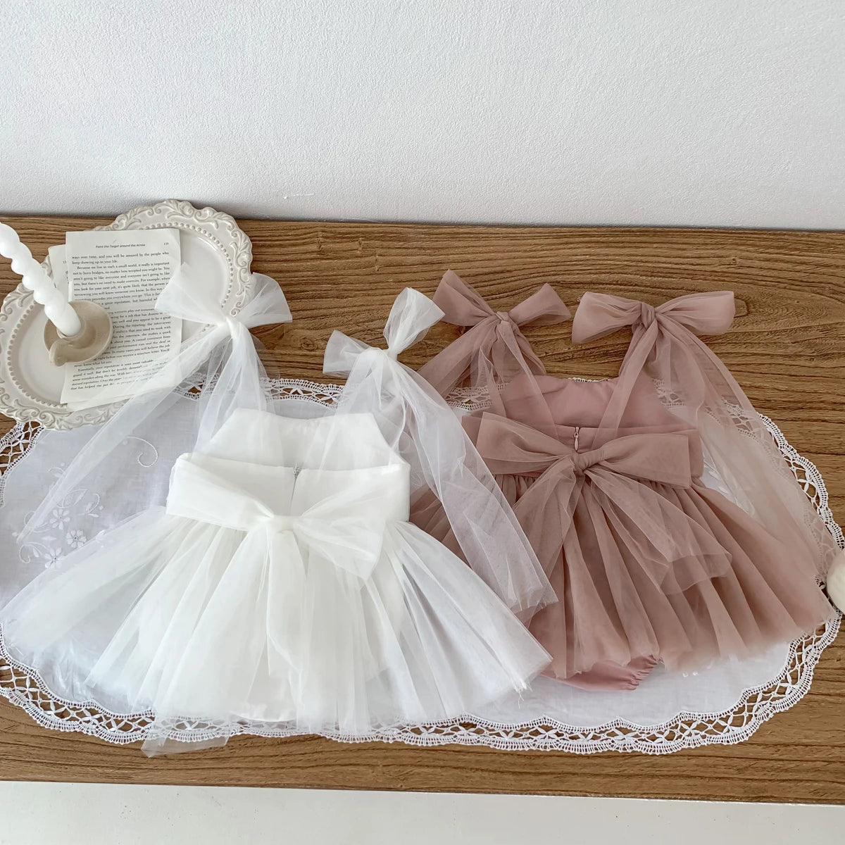 Summer Baby Tulle Romper Dress