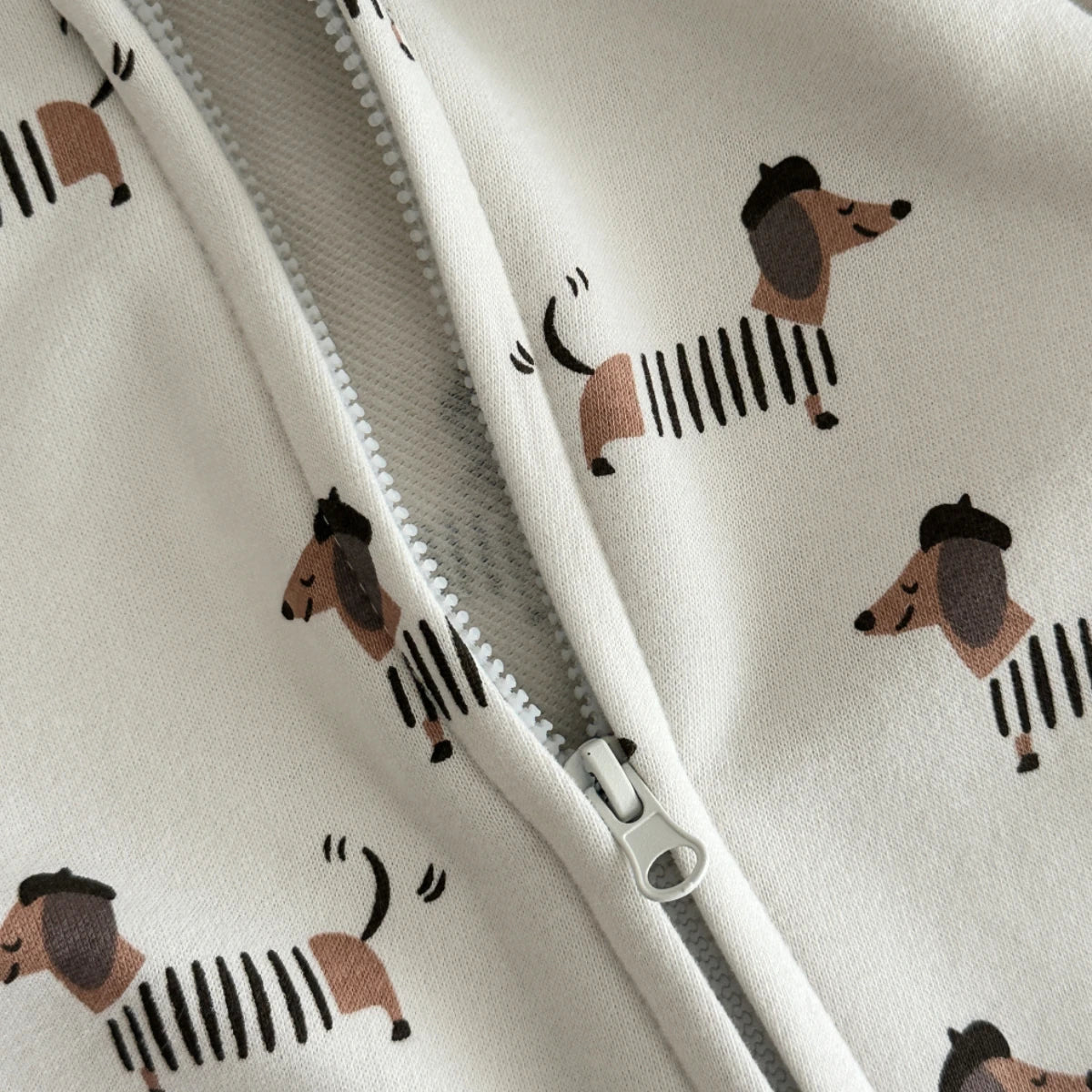 Sausage Dog Hooded Jumpsuit