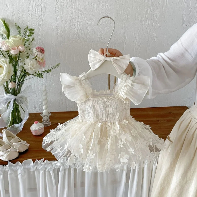 Flower Tutu Romper Dress