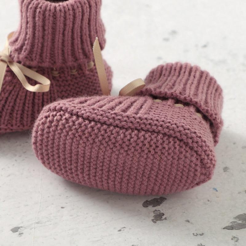 Baby Knitted Shoes & Mittens - Belle Baby