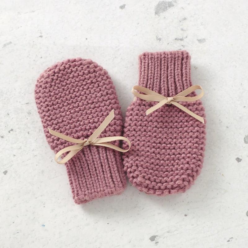 Baby Knitted Shoes & Mittens - Belle Baby