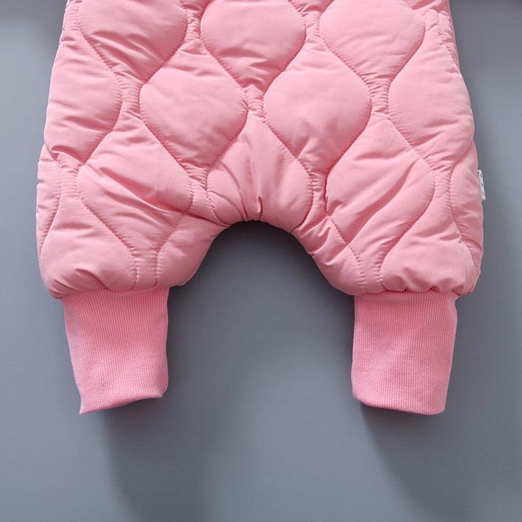 Bear Hood Winter Jumpsuit - Belle Baby