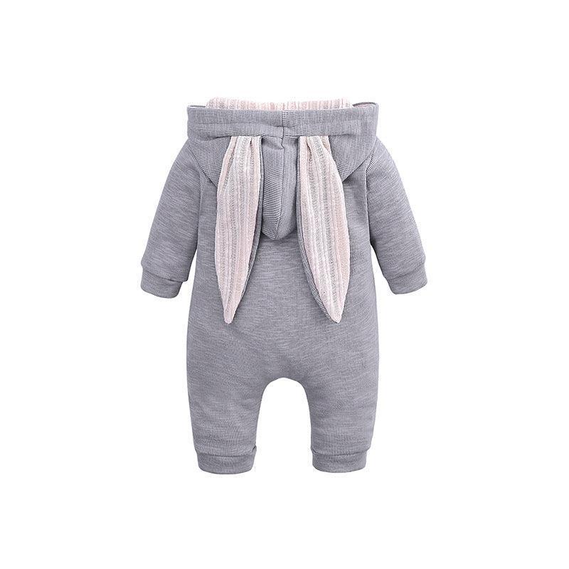 Bunny Ear Hooded Romper - Belle Baby
