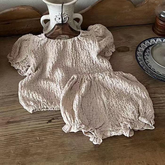 Crepe Top & Shorts Set - Belle Baby