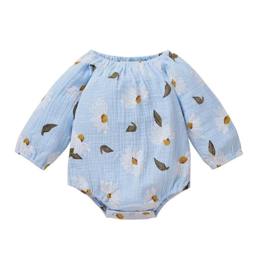 Daisy Blue Bodysuit - Belle Baby
