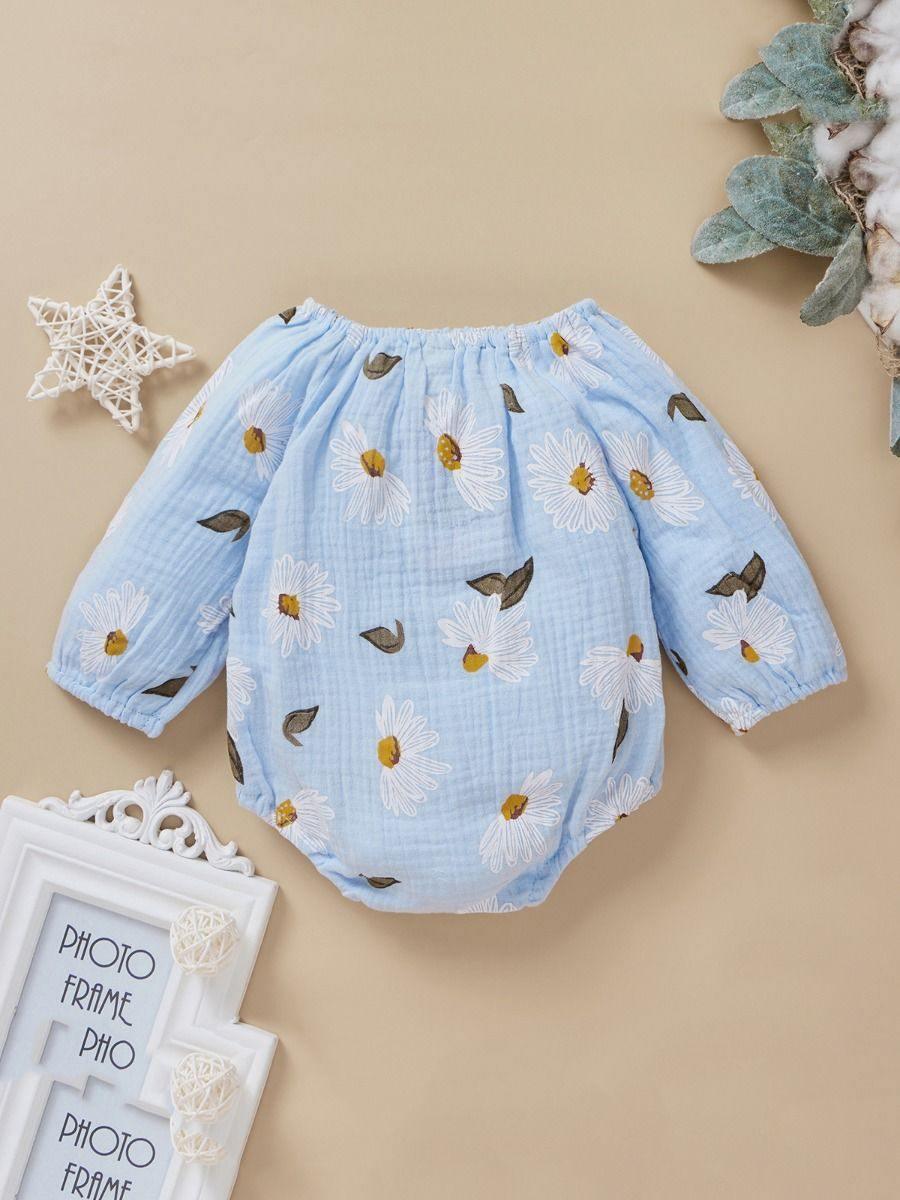 Daisy Blue Bodysuit - Belle Baby