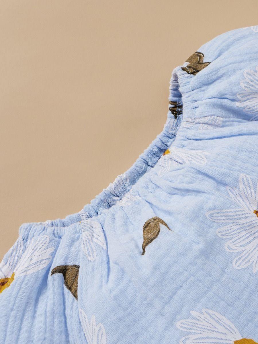 Daisy Blue Bodysuit - Belle Baby