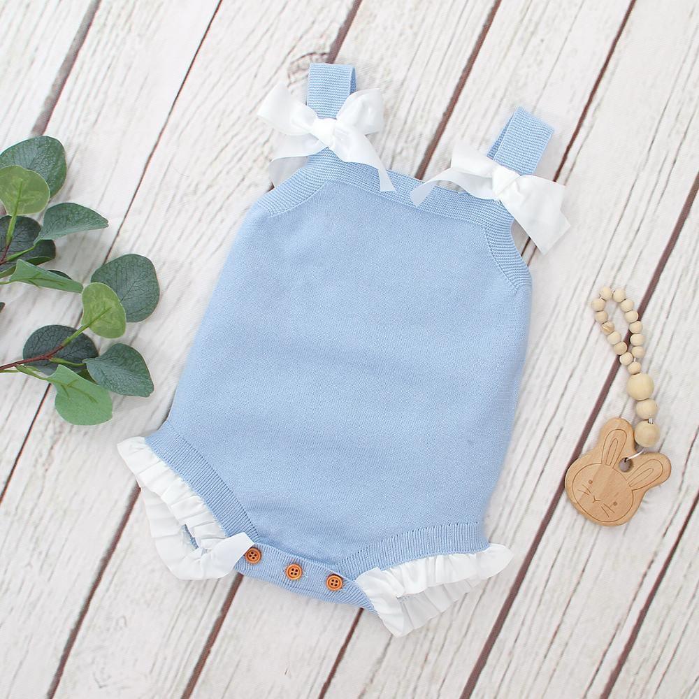 Double Bow Baby Romper - Belle Baby
