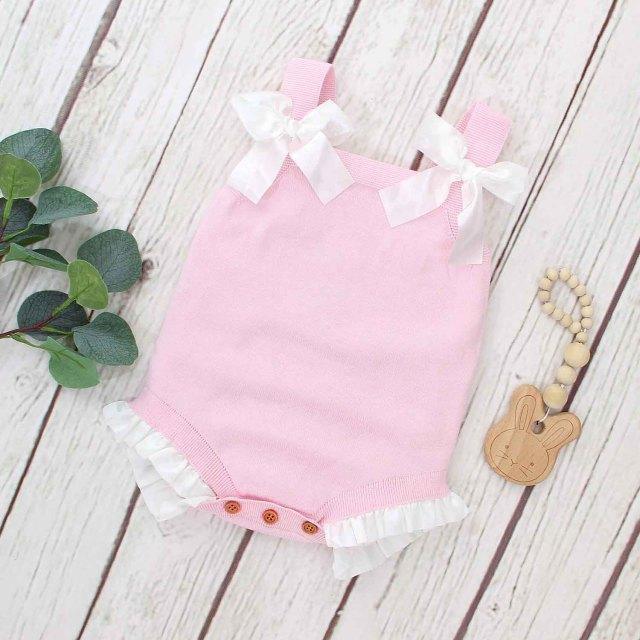 Double Bow Baby Romper - Belle Baby