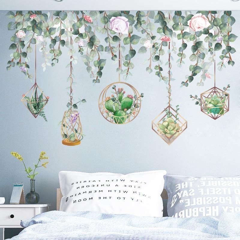 Elegant Hanging Garden Wall Sticker - Belle Baby