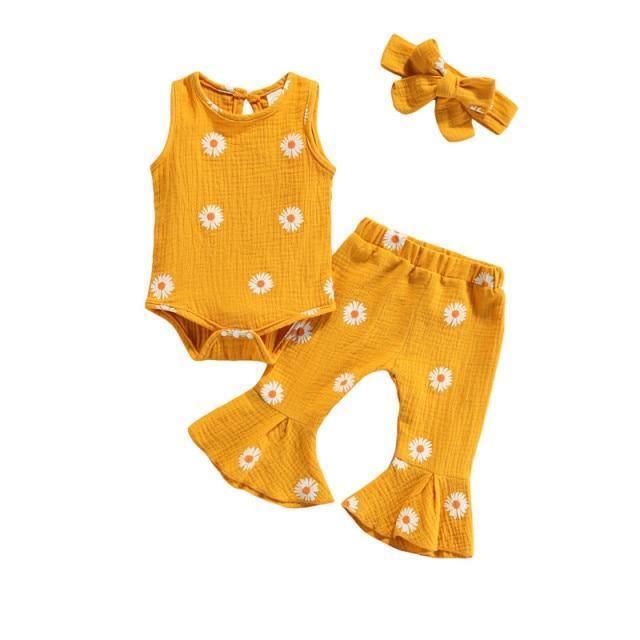 Flared Disco Daisy Set - Belle Baby
