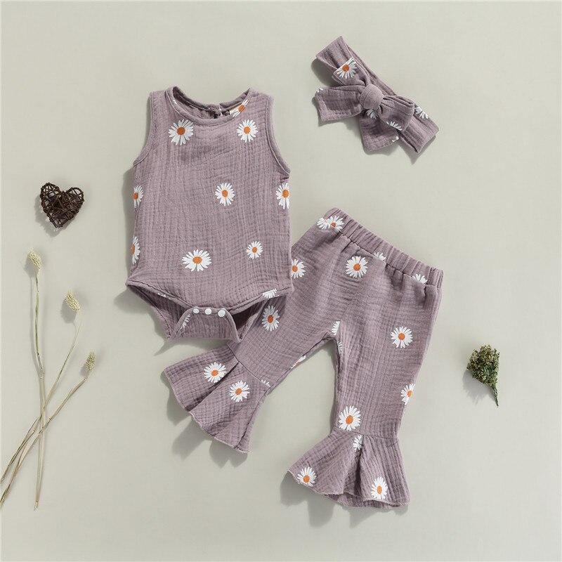 Flared Disco Daisy Set - Belle Baby