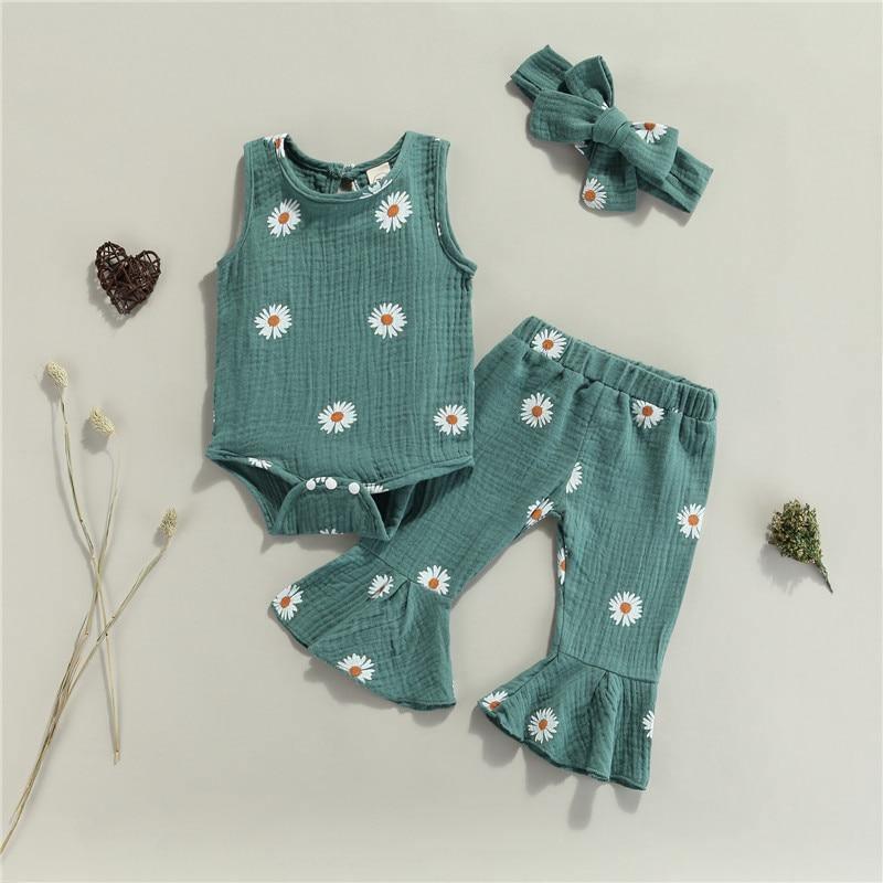Flared Disco Daisy Set - Belle Baby