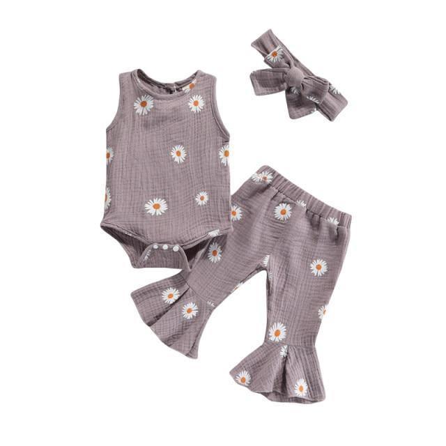 Flared Disco Daisy Set - Belle Baby