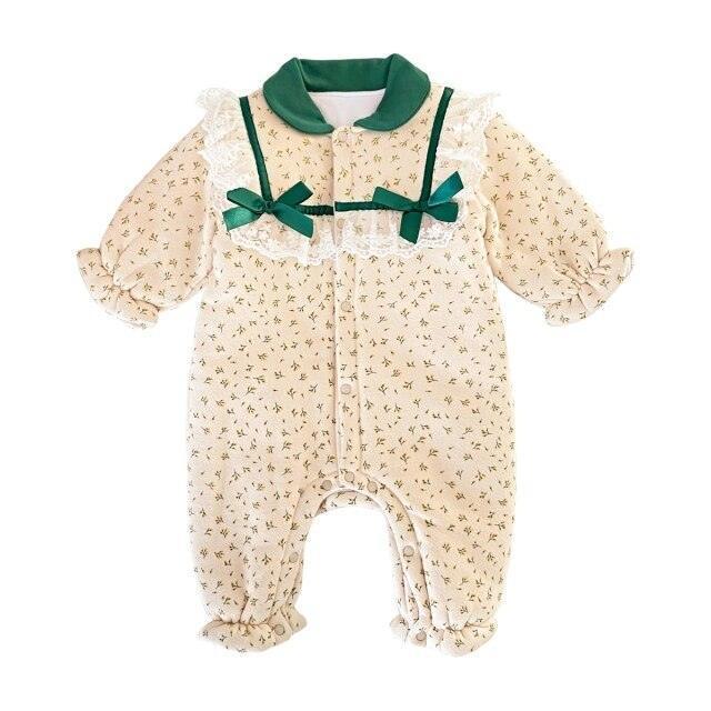 Floral Bow Bodysuit - Belle Baby