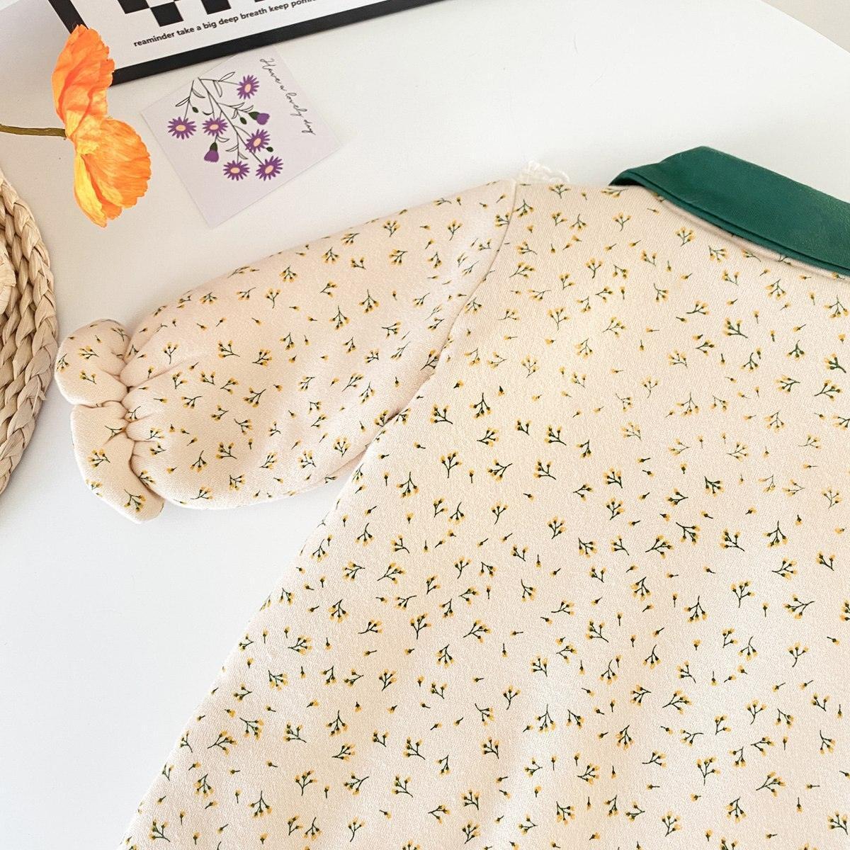 Floral Bow Bodysuit - Belle Baby