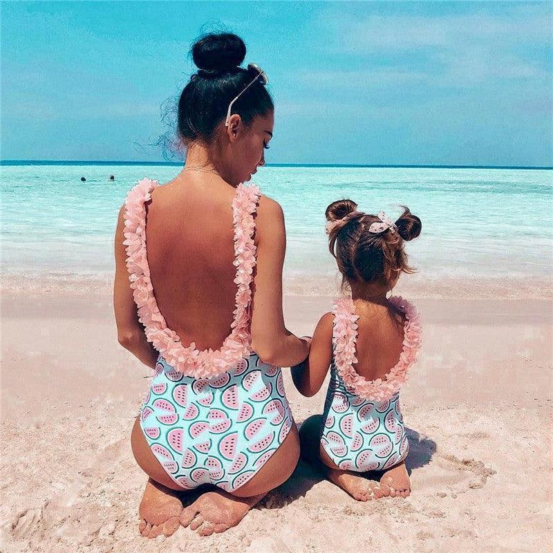 Floral Petal Swimsuit - Belle Baby