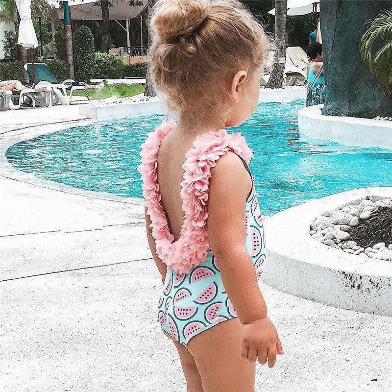 Floral Petal Swimsuit - Belle Baby
