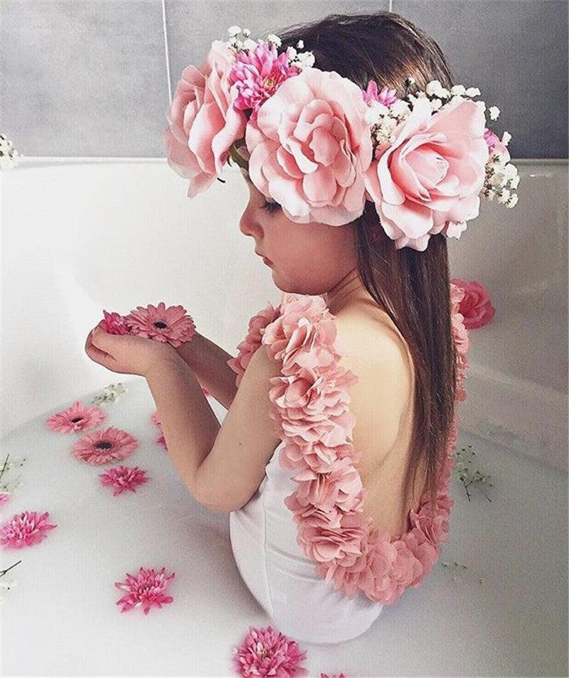 Floral Petal Swimsuit - Belle Baby
