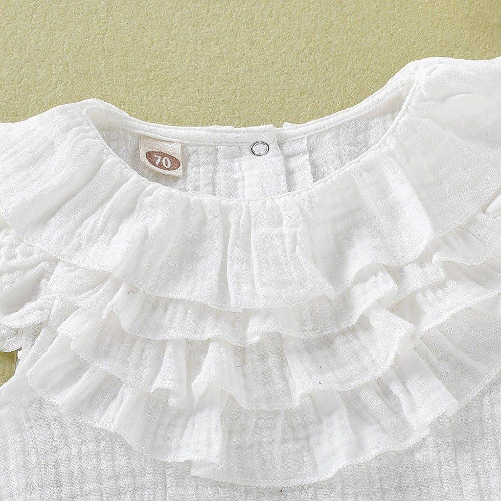 Frilled Jumpsuit & Headband - Belle Baby