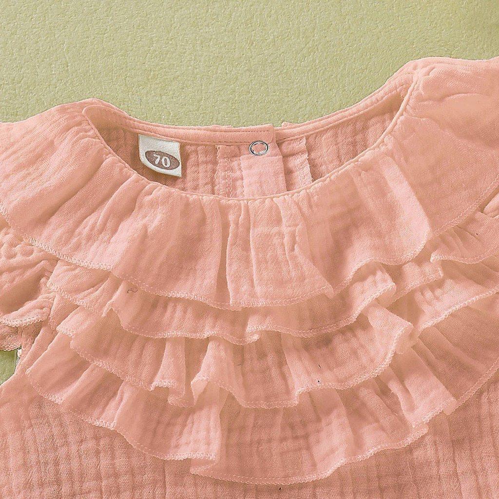 Frilled Jumpsuit & Headband - Belle Baby