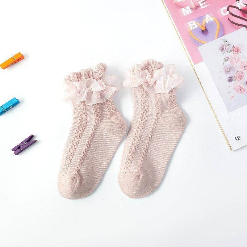 Frilly Tutu Socks (two pairs) - Belle Baby