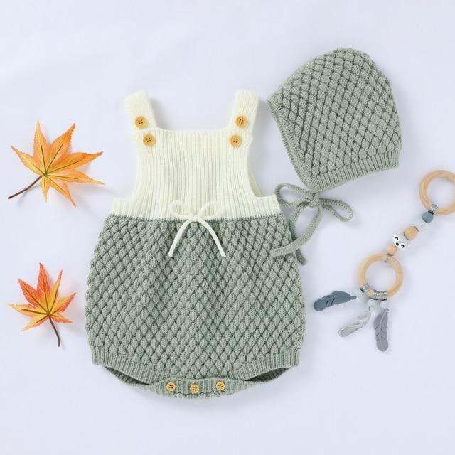Funky Romper & Bonnet Set - Belle Baby