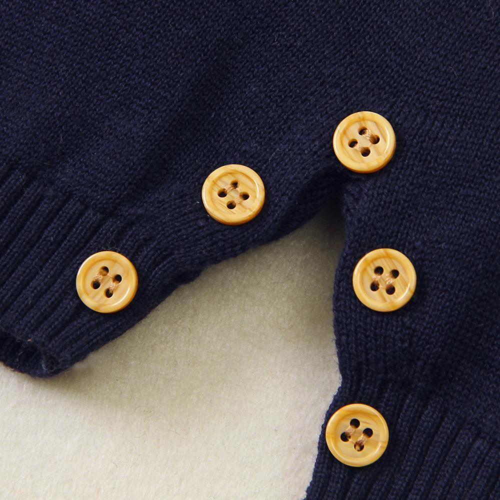 Knitted Elephant Romper - Belle Baby