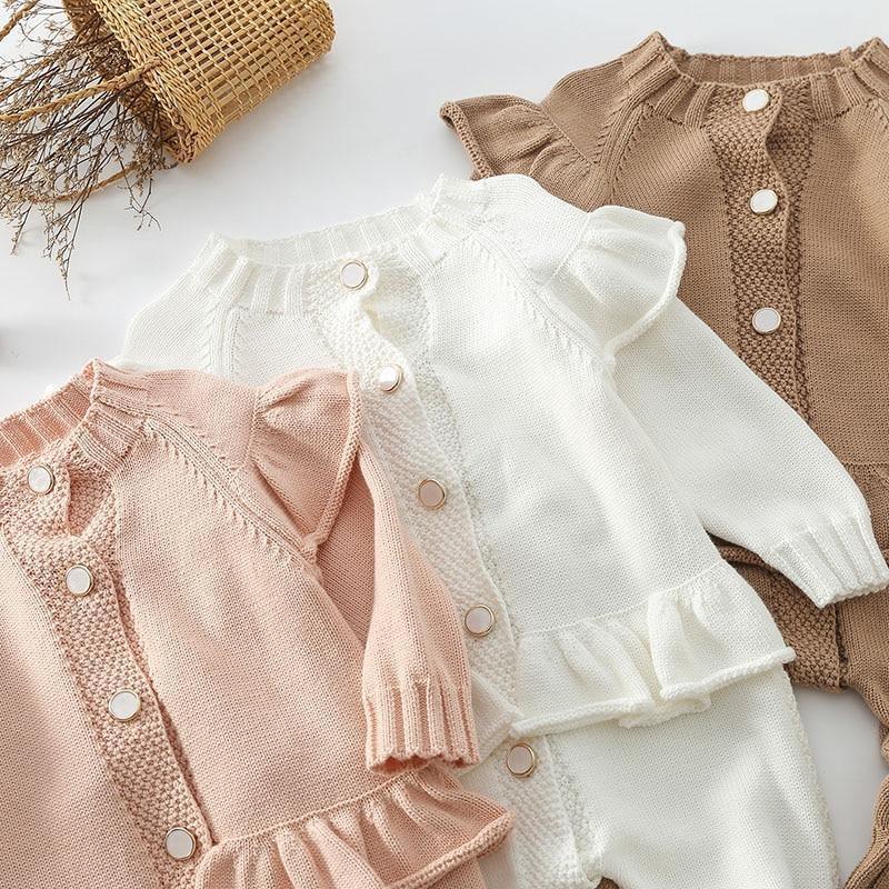Knitted Flared Jumpsuit - Belle Baby