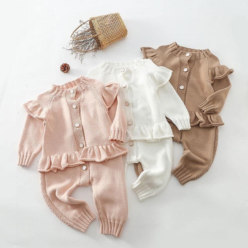 Knitted Flared Jumpsuit - Belle Baby