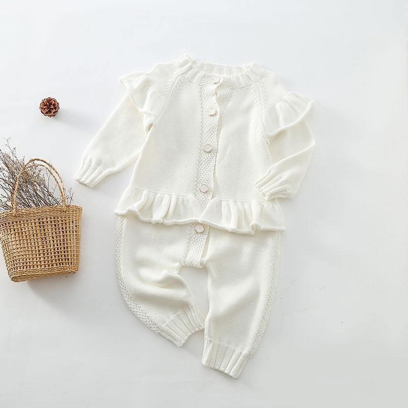 Knitted Flared Jumpsuit - Belle Baby
