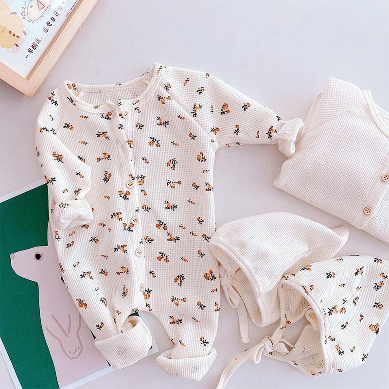 Knitted Onesie & Bonnet Set - Belle Baby
