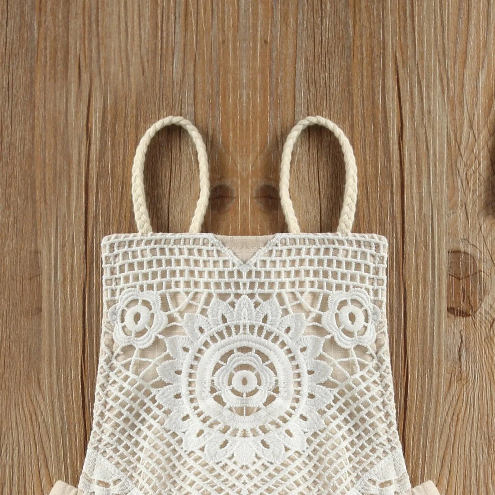 Lace Tassel Backless Dress - Belle Baby