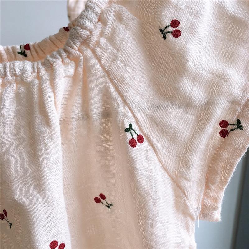 Organic Cherry Top & Bottom Set - Belle Baby